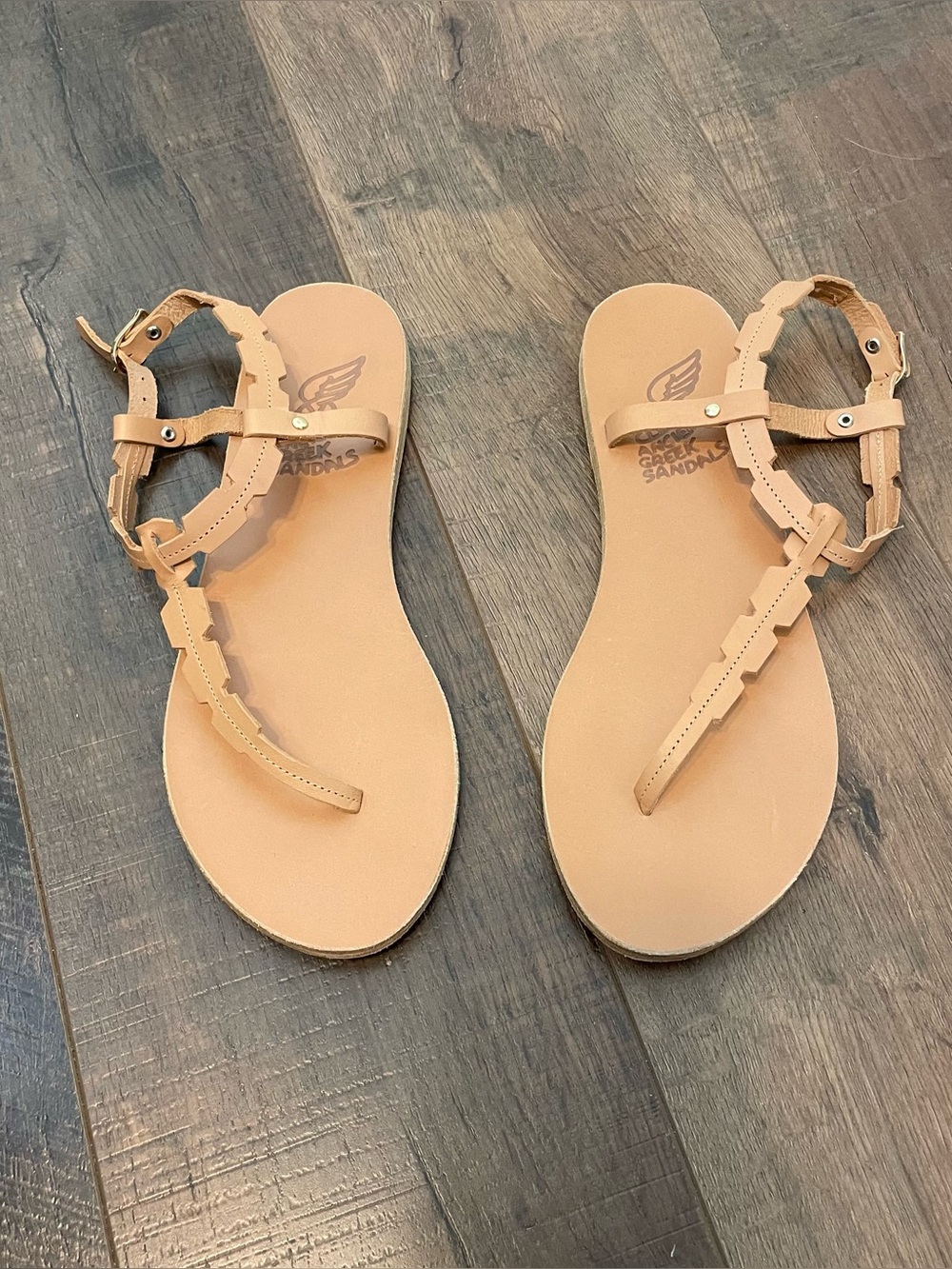 Ancient Greek Leather Sandal Size 39